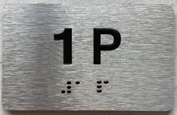 APT# 1P SILVER Sign