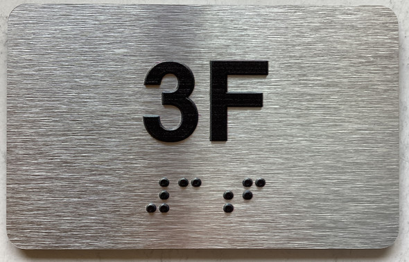 APT# 3F SILVER Sign