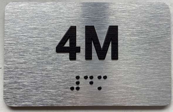 APT# 4M SILVER Sign