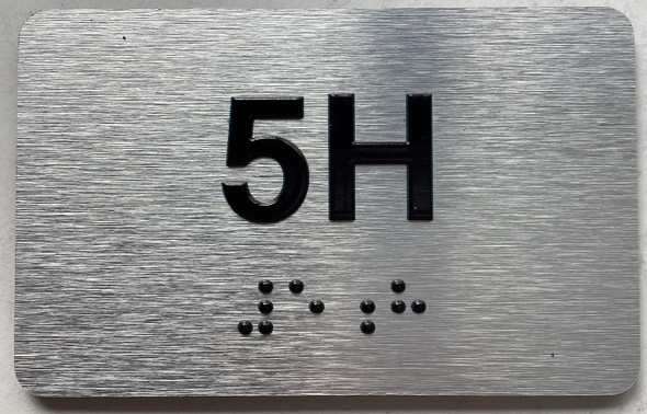 APT# 5H SILVER Sign