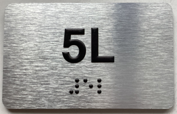 APT# 5L SILVER Sign