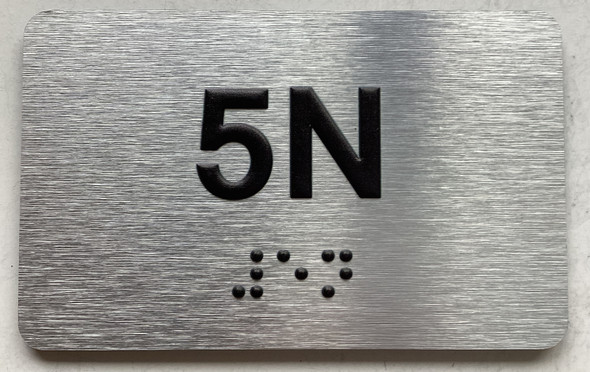 APT# 5N SILVER Sign