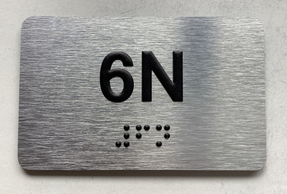 APT# 6N SILVER Hpd Sign