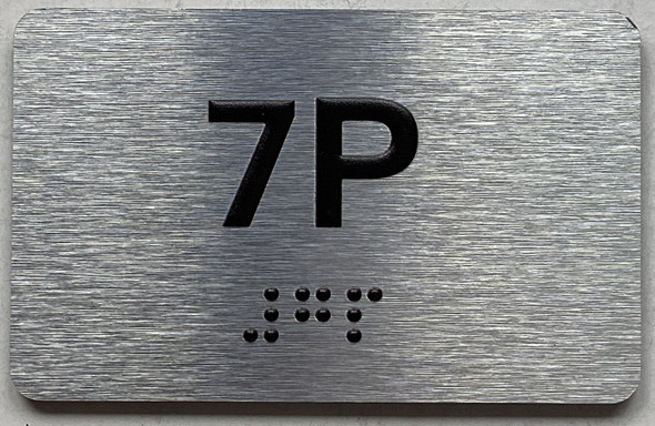 APT# 7P SILVER Sign