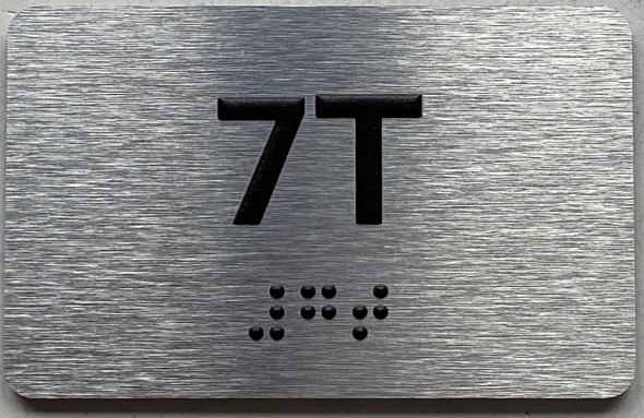 APT# 7T SILVER Sign