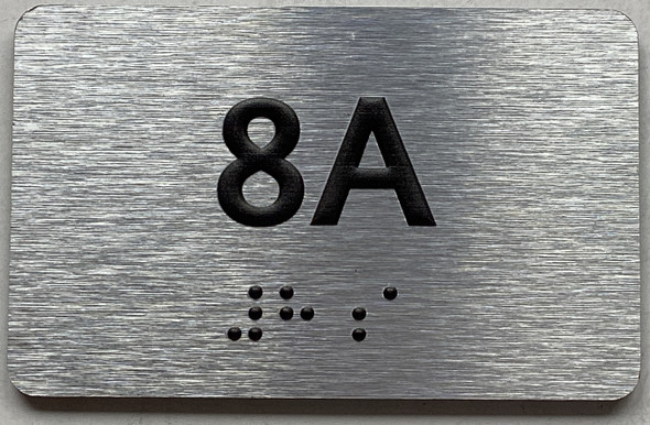 APT# 8A SILVER Sign