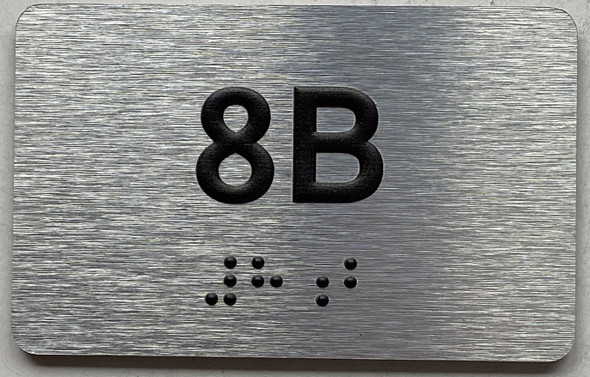 APT# 8B SILVER Sign