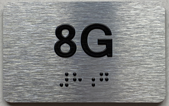 APT# 8G SILVER Sign