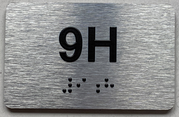 APT# 9H SILVER Sign