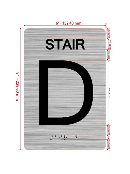 STAIR D Hpd Sign