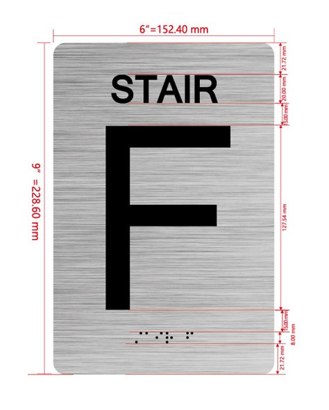 STAIR F Hpd Sign
