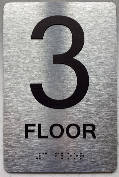 3 FLOOR Sign