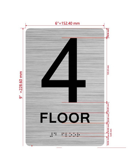4 FLOOR Hpd Sign
