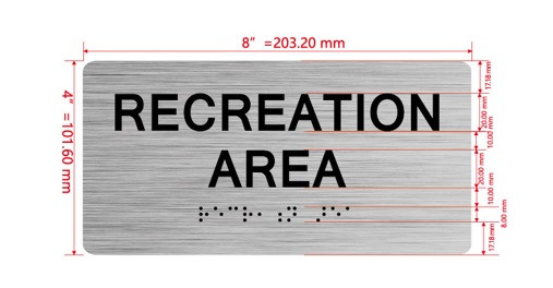 Recreation Area Hpd Sign