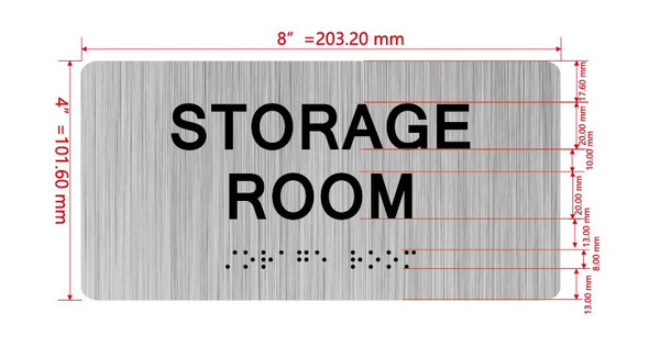 STORAGE ROOM Hpd Sign