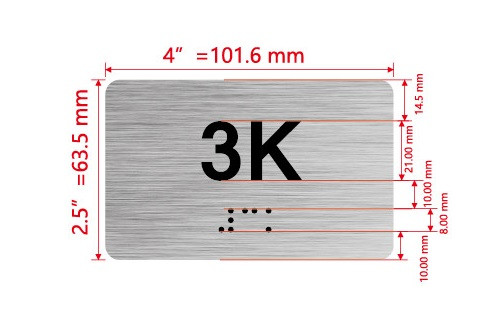 APT# 3K Hpd Sign