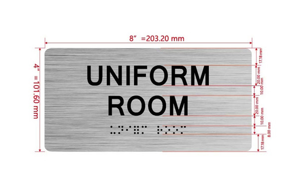 The Uniform Room Hpd Sign