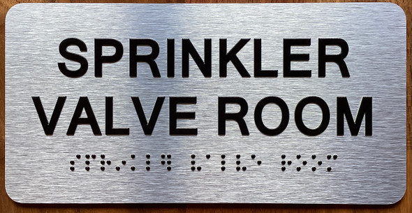 The Sprinkler Valve Room Sign