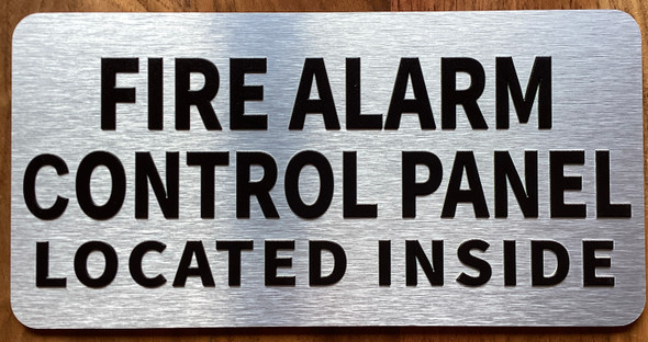The Fire Alarm Control Panel Located Inside Sign