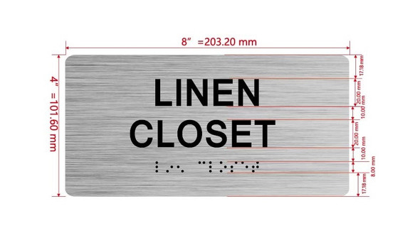 Linen Closet Hpd Sign