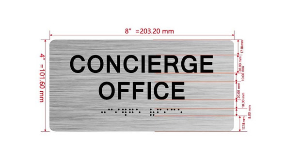 The Concierge Office Hpd Sign