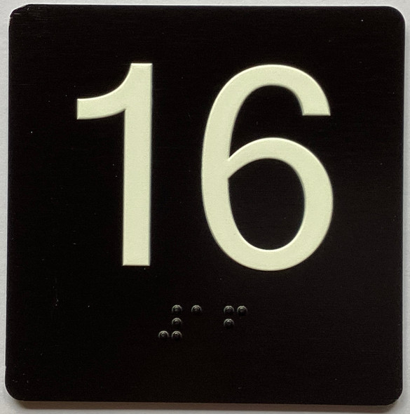 16 Sign with Raised Letters Sign