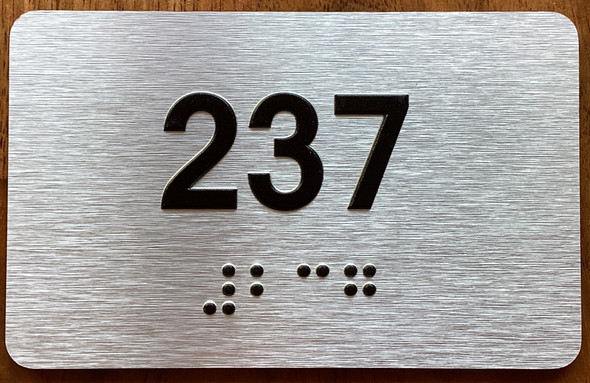 Apartment number 237 Sign