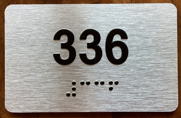 Apartment number 336 Sign