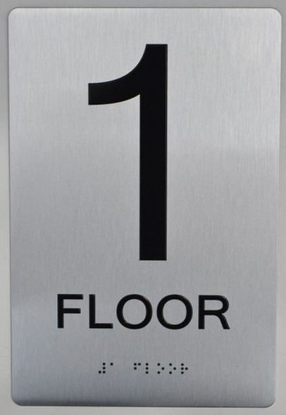 1ST FLOOR Sign -Tactile Signs Tactile
