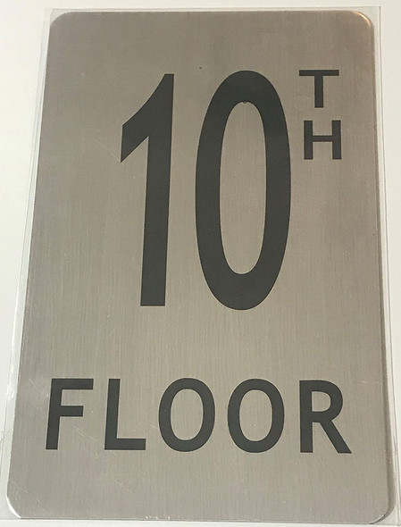 FLOOR NUMBER SIGN - 10TH FLOOR