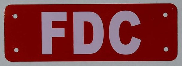 FDC Sign (RED, Reflective, Aluminium 2X6)