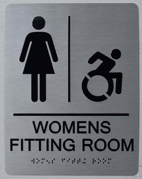 Women'S Fitting Room ACCESSIBLE with Symbol