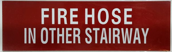 SIGNS Fire Hose in other stairway sign