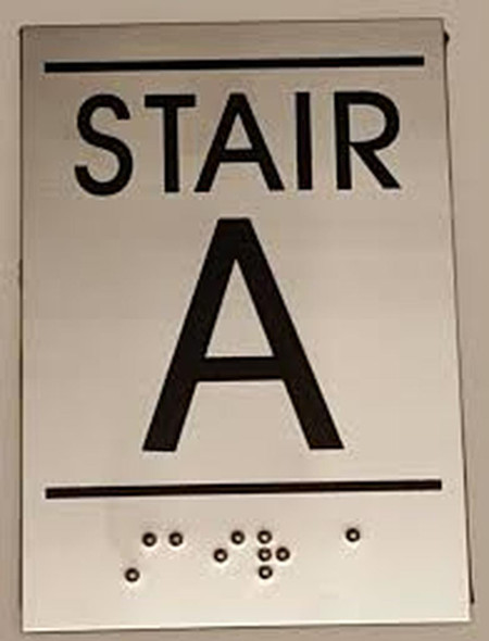 Floor Number Sign -Tactile Signs