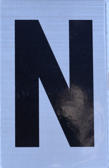 Apartment Number Sign - Letter N