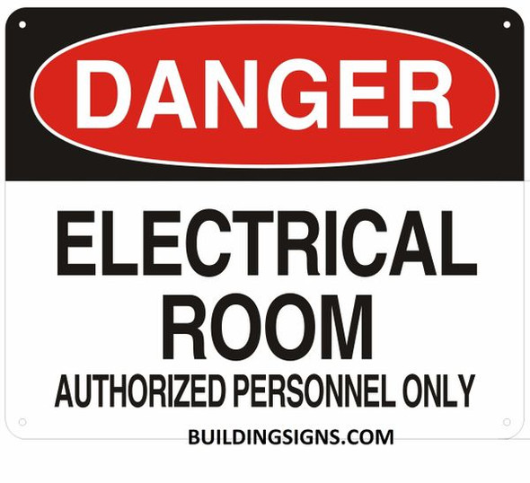Danger Electrical Room Unauthorized Personnel Keep
