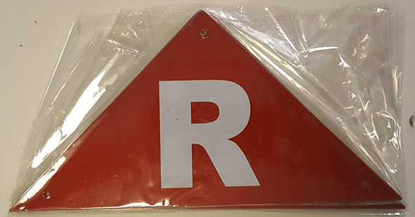 State Truss Construction Sign-R Triangular sign