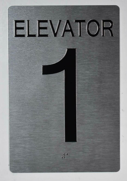Elevator 1 Sign
