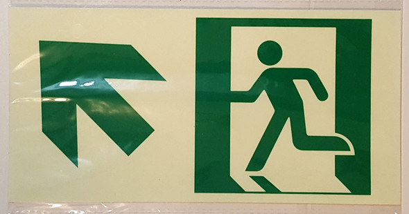 BUILDING MANAGEMENT SIGN-EXIT