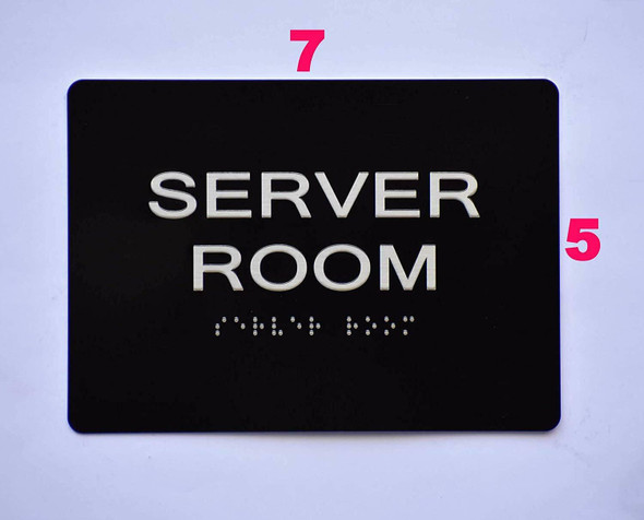 Compliance Sign-Server Room