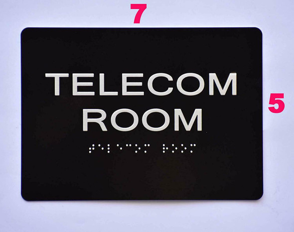 Compliance Sign-Telecom Room