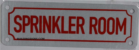 Sprinkler Room Sign