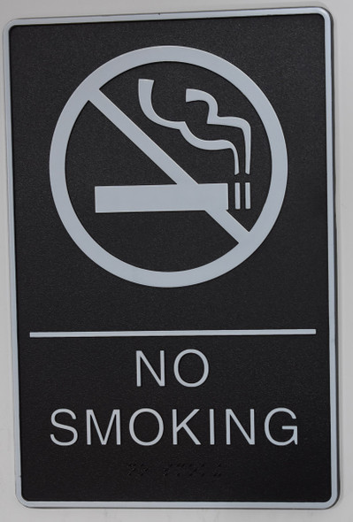 NO SMOKING Sign