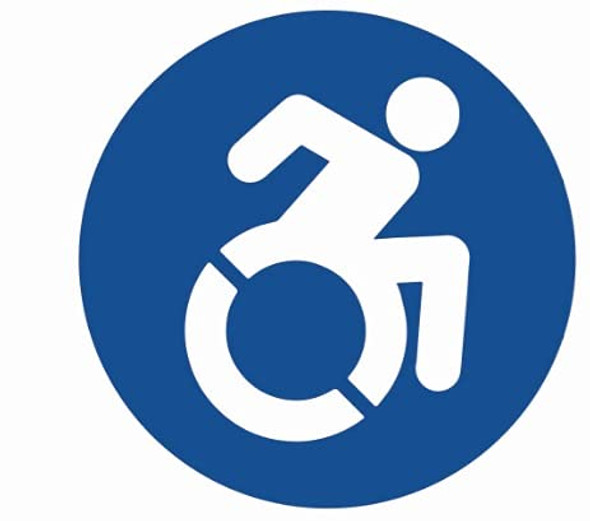 ADA ACCESSIBLE Door Sticker