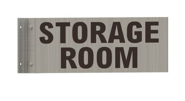 Storage Room SIGNAGE-Two-Sided/Double Sided Projecting, Corridor and Hallway SIGNAGE