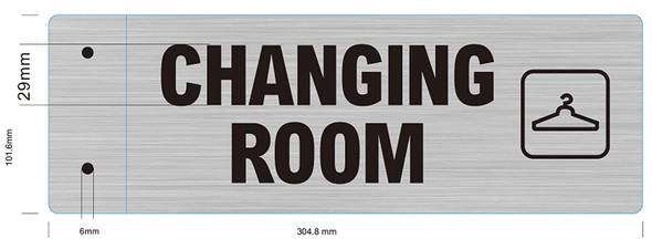 SIGN Changing Room-Two-Sided/Double Sided Projecting, Corridor and Hallway