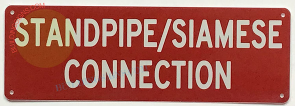 SIGN Standpipe/Siamese Connection Sign