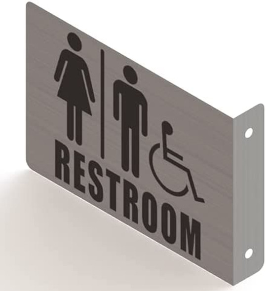 RESTROOM ACCESSIBLE PROJECTION SIGN