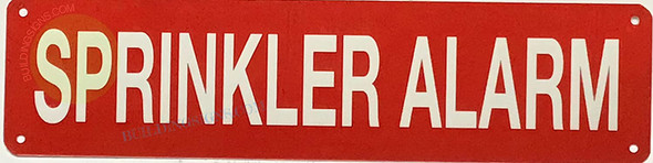 SPRINKLER ALARM Signage