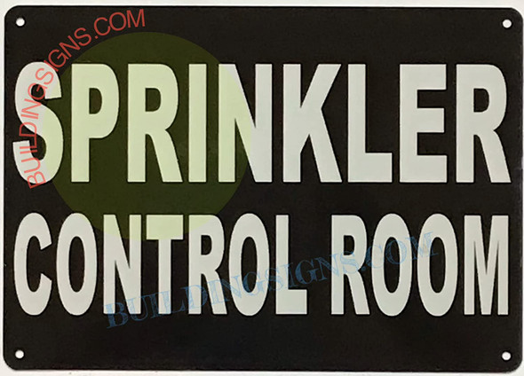 SPRINKLER CONTROL ROOM Signage